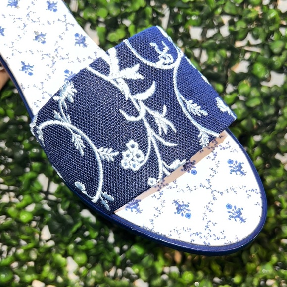 Hill House Home The City Summer Slide Blue Botanical 8 - Picture 11 of 14